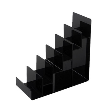 Transparent plastic wallet mask trapezoid mobile phone display stand