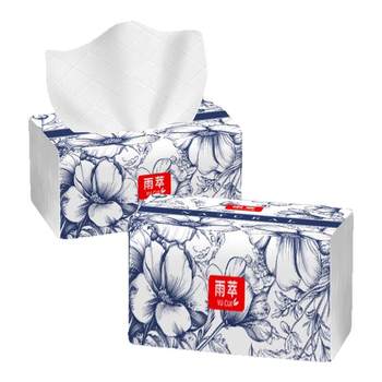 
Family pack large pack skin-friendly thickened log facial tissue large size mother and baby suitable wettable water hand towel toilet paper