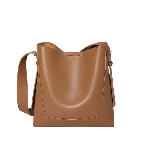 
Nalandu Bag Women's 2025 New Bucket Bag Women's Crossbody Large Capacity Women's Genuine Leather One-Shoulder Commuter Women's Bag