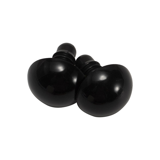 
Handmade materials doll accessories for foreign trade black bean plastic spiral foot eyes with snap meson bag black mass sales