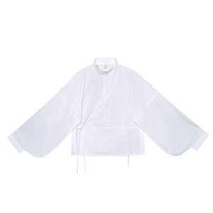 
Mao Opera Troupe Qingshui Xi Han Dynasty early Jin Dynasty style cross-collar hanging sleeves elastic eight-break cross-dress skirt spring and autumn Hanfu for women