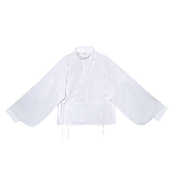 
Mao Opera Troupe Qingshui Xi Han Dynasty early Jin Dynasty style cross-collar hanging sleeves elastic eight-break cross-dress skirt spring and autumn Hanfu for women