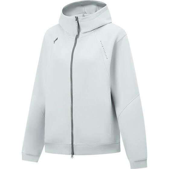 
Li Ning walking jacket women's winter new style thickened clothes plus velvet top zipper sports sweatshirt for women