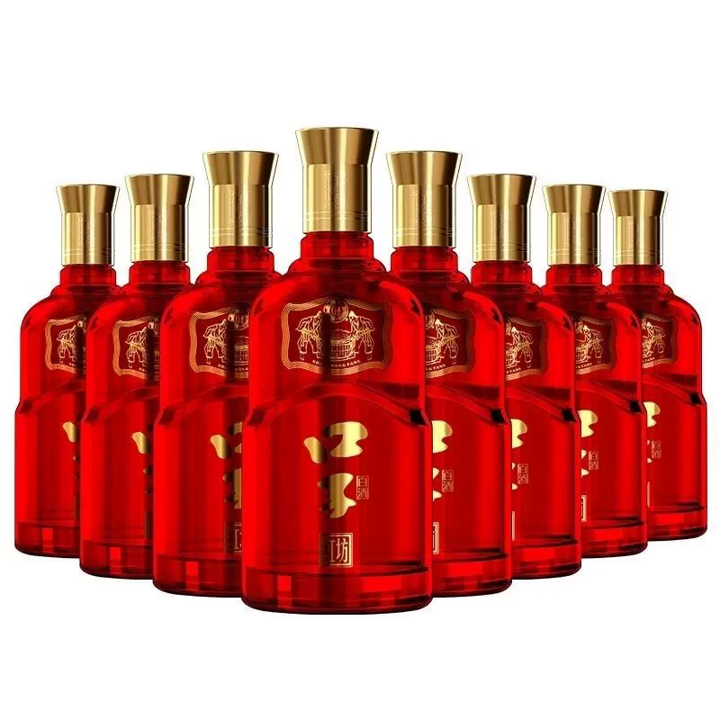 口子酒安徽酒升级版口子坊红坊41度500ml*8瓶纯粮