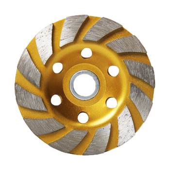 One top and three cement grinding wheels and discs