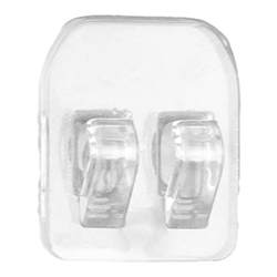 Transparent steel wire grab buckle with strong and traceless hook