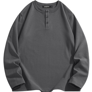 
gxg.jeans men's clothing multi-color basic solid color Henry collar long-sleeved T-shirt boys' tops underwear 25 autumn new products