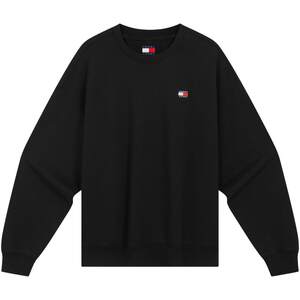 
TommyJeans autumn and winter men's embroidered American casual sports style loose silhouette round neck inner base sweatshirt