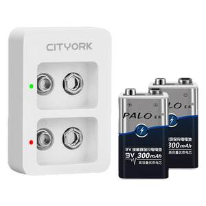 
Xingwei 9V rechargeable battery charger set wireless microphone multimeter thermometer instrument instrument guitar square 6f22 charger rechargeable 9-volt battery charger