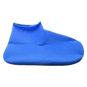 Latex waterproof shoe cover silicone non -slip rain shoe case thickened wear -resistant outdoor waterproof shoe case rainfall men's and female rain boots cover
