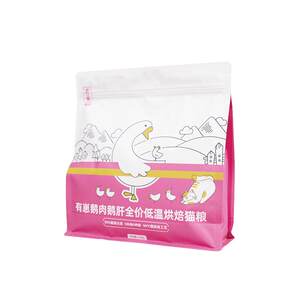 
[Choice for stocking up on food] Xiaomanman Goose Meat and Foie Gras Full Price Low Temperature Baked Cat Food High Protein Cat Food