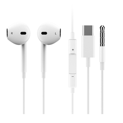 Suitable For Huawei Wired Headphones Type-c Honor High-quality In-ear Interface 2023 New Flat Round Hole Tablet