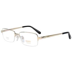 
Seiko glasses frame half-frame titanium glasses frame myopia men's trendy business square frame can be equipped with lenses HT01078