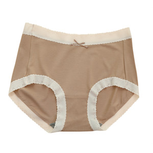 Caitian women's underwear grinding high waist large size lace edge hip antibacterial crotch breathable and comfortable women's underwear 32317