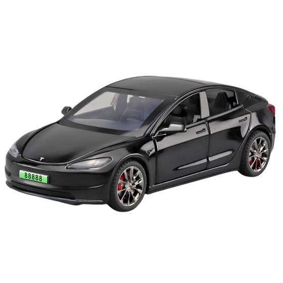 
Simulation Tesla model 3 car model alloy car model boy toy car car ornament children's toys