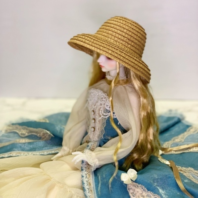 taobao agent Bjd grass hat Hepburn salon OB11 small cloth 3 points, 4 points, 8 points, 12 cents, 20cm cotton star doll