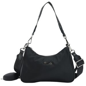 Shoulder bag FILA official summer sports women's bag armpit bag casual crossbody bag shoulder bag black dual-use