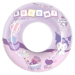 Sanrio Kuromi Swimming Circle Children aged 3 and above Girls Adult Thick Inflatable Water Bubble Baby Lifeguard