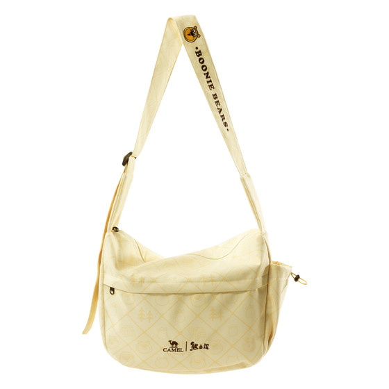 [Bears in the joint name] Camel crossbody bag for women lightweight small shoulder bag lightweight commuting bag travel shoulder bag