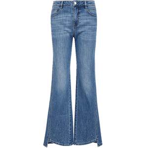 
[Highlight Pants] Vero Moda Jeans Women's 26 Summer Flash Diamond Slit Nine-Point Flared Pants Simple and Versatile