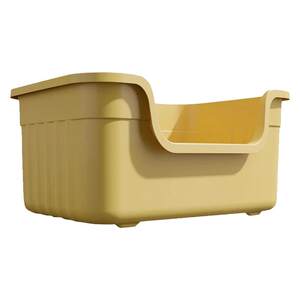 Cat sand basin super large semi -closed large cat sand basin extra large cat toilet anti -exterior splattered huge Maine feces