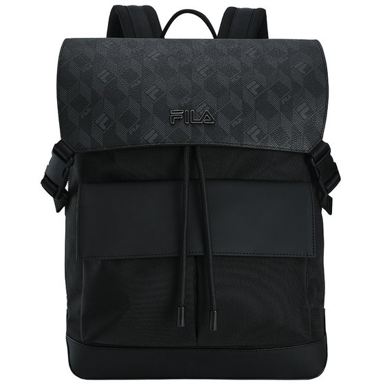 
Yi Yang Qianxi's same style black warrior casual FILA men's backpack backpack presbyopic school bag computer bag