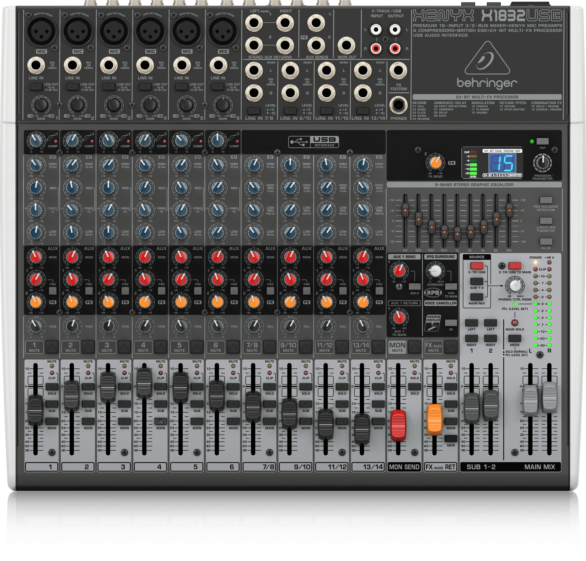 Микшерный Пульт Behringer Qx2222usb Купить