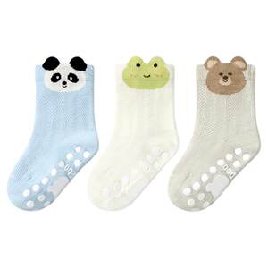 
Nido Bear Baby Floor Socks Summer Thin Cotton Socks Men's and Women's Baby Toddler Socks Indoor Children's Anti-Slip Socks