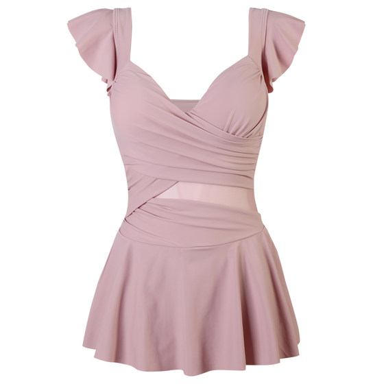 Swiming clothes ladies conservative skirt -like covered belly, thin immortal 2021 new explosion fashion bubble hot spring swimwear