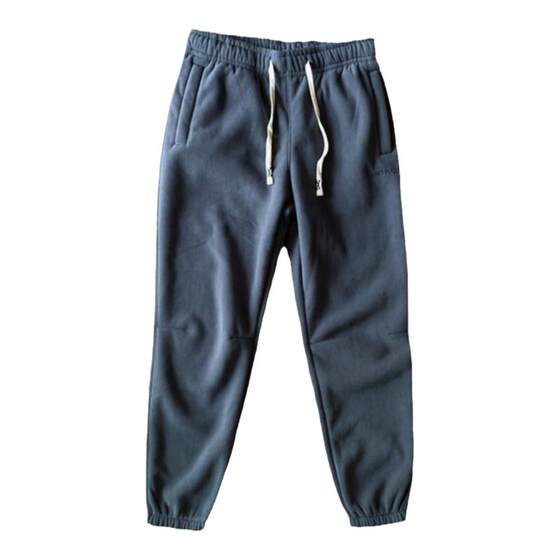 Day single plush pants for men's thickened sports pants, autumn and winter thick casual pants, warm fleece leggings for men's pants