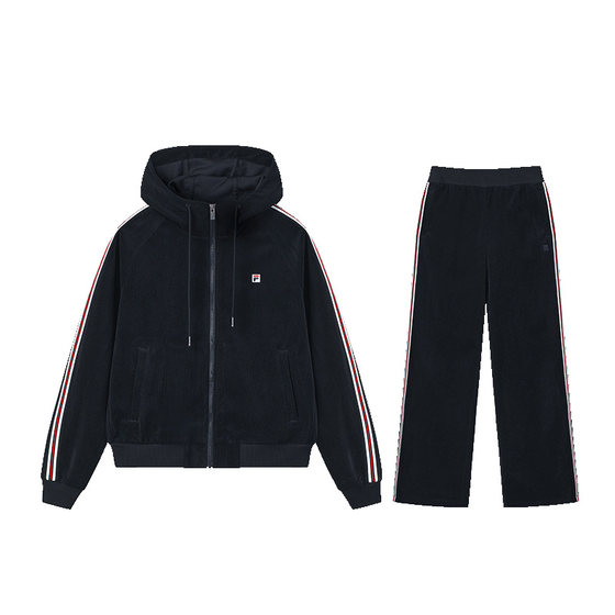 
Yang Mi's same style FILA MUSE SET Fila official long-sleeved sports suit women's new spring training suit