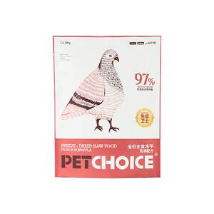 
PetChoice Paw Heart Selected Raw Bone and Meat Staple Food Freeze-Dried Grain-Free Cat Food Squab Pigeon Rabbit Meat Chicken Kitten Snacks