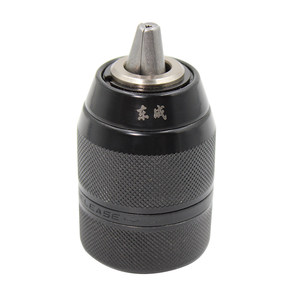
Dongcheng drill chuck hand electric drill chuck self-locking metal ratchet wrench charging conversion connector key accessories