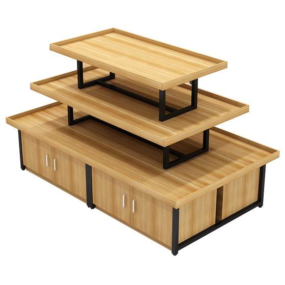 
Nakashima cabinet display table, fruit snacks, stationery, cosmetics promotion table, mother and baby store, shoe supermarket shelf