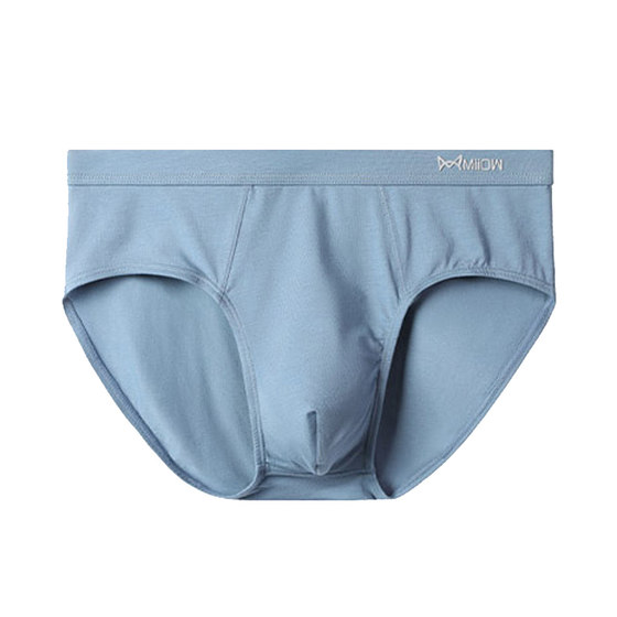 Comfortable sexy triangle underwear Men's cotton antibacterial short pants head ice wire breathable panties thin large size bottom pants