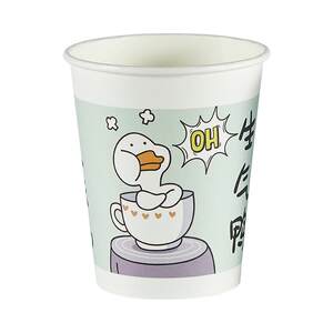 
Disposable cup paper cup water cup cartoon cute pattern commercial office and home food grade 250 ml thickened