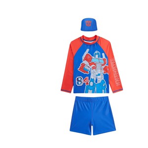 Gerui's children's sun protection swimsuits, swimming trunks, boys and girls split swimsuits, Transformers, Little Pony, Leyou