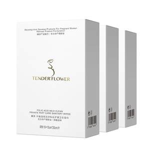 
German Nenfu folic acid vaginal cleansing wipes for pregnant women special private care wet wipes private cleaning and hygiene single pack
