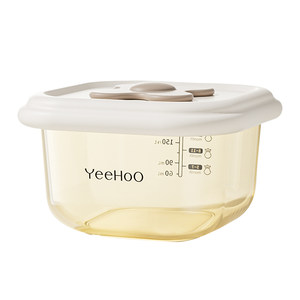 Yingshi Auxiliary Food Box PPSU can cook the egg bowl -specific supplementary food bowl baby fresh -keeping storage box tool
