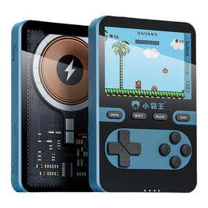 Little Ba Wang handheld game console handheld power bank 2025 new Tetris game machine retro nostalgic children's card red and white machine two-person Nintendo gifts for boyfriend and husband on Chinese New Year