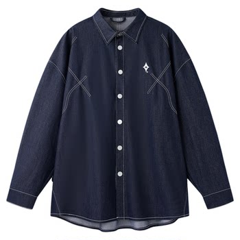 
BJHG casual and loose couple shirt