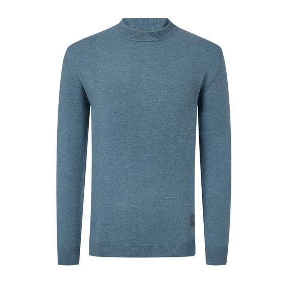
Hongdou 100 pure wool sweater men's autumn and winter new round neck thickened warm knitted bottoming shirt for young and middle-aged people