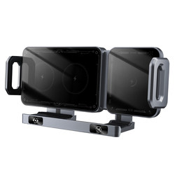 Universal fast charging folding screen car mount smart sensor