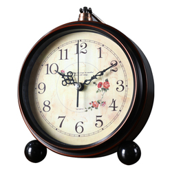 European Retro Table Clock, Home Light Luxury Pendulum Clock, Living Room Desktop, Table Display Clock, Small Alarm Clock, Old-fashioned Clock
