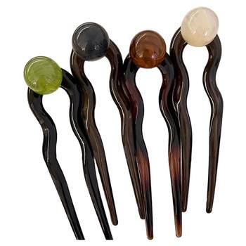 
Summer refreshing bun artifact u-shaped hairpin