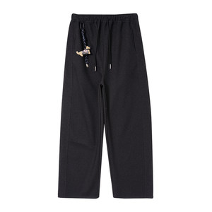 
MASANON maternity pants autumn and winter outer wear acetate wool plus velvet thickened wide-leg pants puppy scimitar pants winter wear