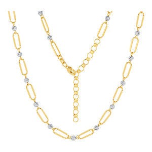 
18K gold bracelet Chopin chain women's needle adjustable AU750 gold rose gold gold jewelry ankle beads