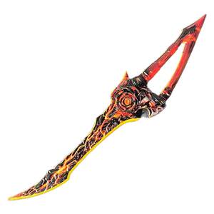 熔岩双刃大号传世武器模型和平精英周边儿童玩具地铁熔岩双刀金属