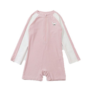 
Girls swimsuit one-piece children's long-sleeved sun protection fast-drying fashionable swimsuits for children's fashionable beach hot spring swimsuit