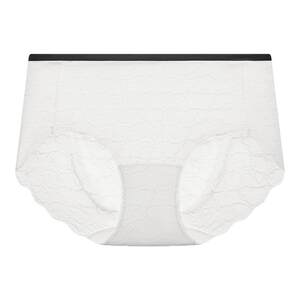 
Lanzhuoli Free Heart Seamless Lace Contrast Color Panties Women's Mid-Low Waist Antibacterial Cotton Bottom Boxer Pants